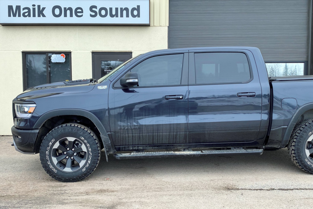 2020 RAM 1500 with professional window tint in North Bay